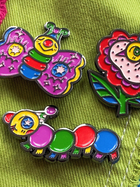 SO LAZO GARDEN PALS PIN SET