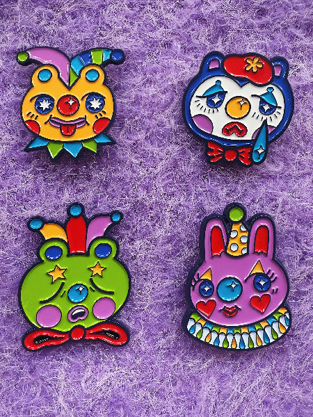 SO LAZO CLOWN PIN SET