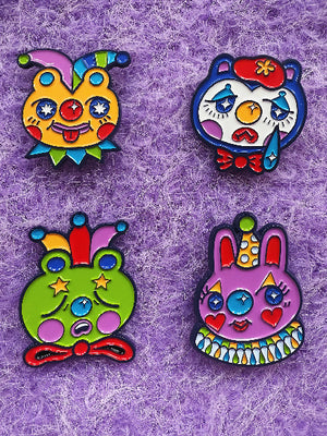 SO LAZO CLOWN PIN SET