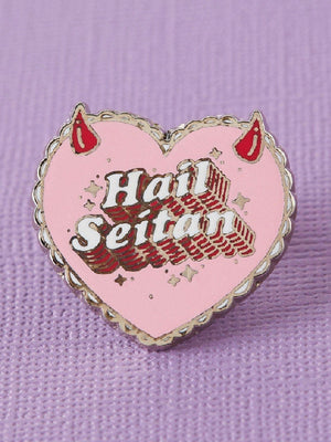 PUNKY PINS HAIL SEITAN ENAMEL PIN