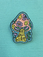 PUNKY PINS MAGIC MUSHROOM ENAMEL PIN