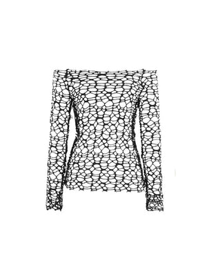 DARK IN LOVE MESH SHIRT TW631