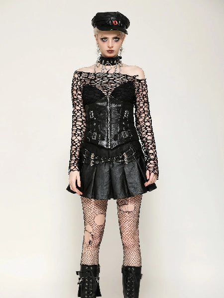 DARK IN LOVE MESH SHIRT TW631