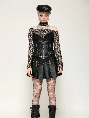 DARK IN LOVE MESH SHIRT TW631