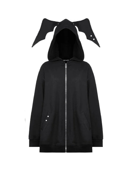 
            
                Bild in den Galerie-Viewer laden,DARK IN LOVE BATWING HOODIE JW255
            
        