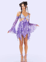 BADINKA LILAH ASYMMETRICAL DRESS