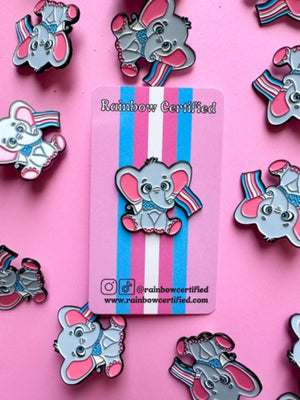 RAINBOW CERTIFIED ELLIOT THE ELEPHANT TRANS PIN