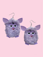 LILAC FURBY EARRINGS BY I`M YOUR PRESENT