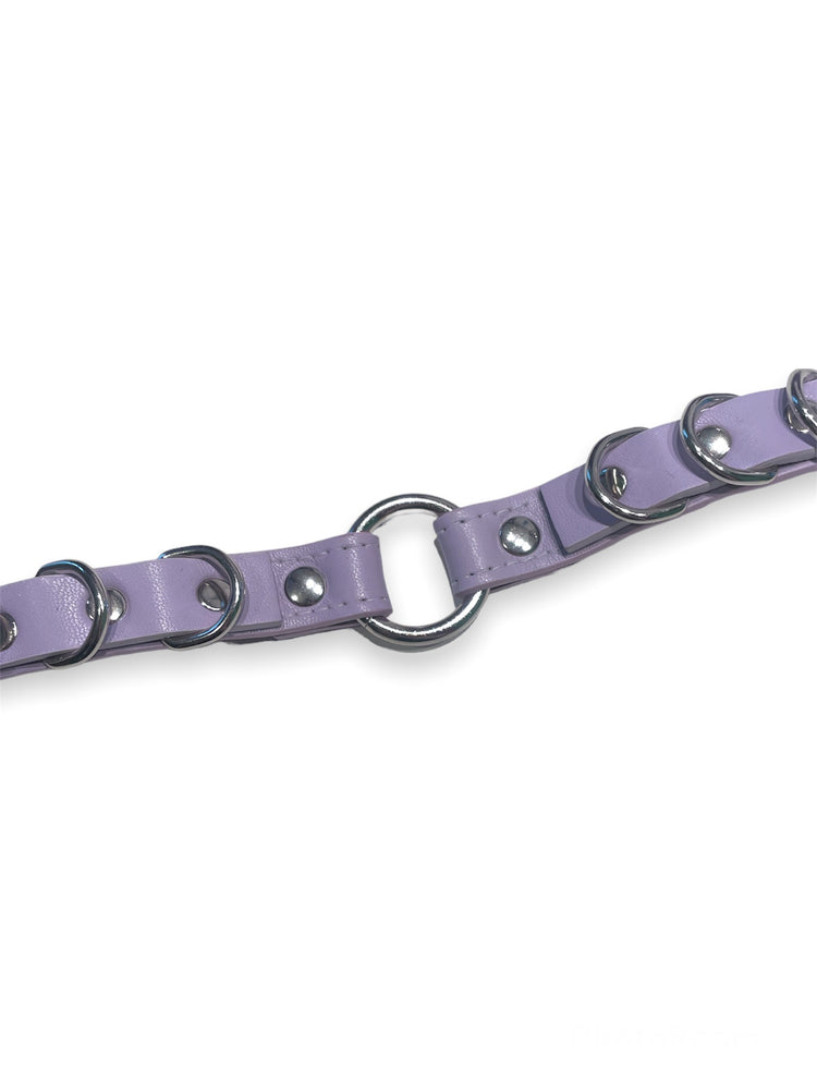 
            
                Bild in den Galerie-Viewer laden,FUNK PLUS PURPLE O RING AND D RING CHOKER VEGAN FC366
            
        