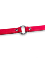 FUNK PLUS VEGAN SIMPLE O RING RED CHOKER VEGAN CK169