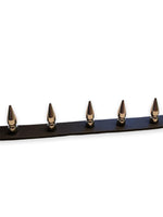BLACK CHOKER BULLET SPIKES 2,5 CM