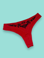 TRIBAL HEART TANGA RED