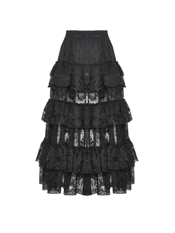 
            
                Bild in den Galerie-Viewer laden,DARK IN LOVE LAYERED TULE SKIRT KW372
            
        