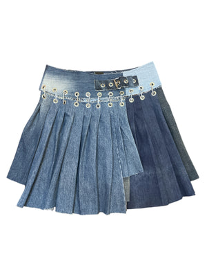 INDYANNA KARABINER JEANS SKIRT SIZE L