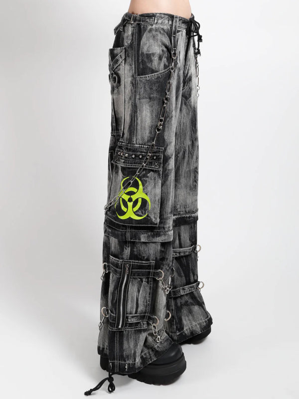 
            
                Bild in den Galerie-Viewer laden,TRIPP NYC BIOHAZARD BLACK DENIM STORM WASH PANT JM7049MB
            
        