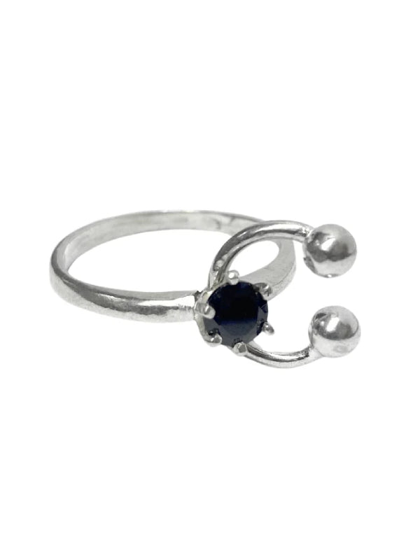 KICK IN THE EYE HOLLYWOOD HORSESHOE RING