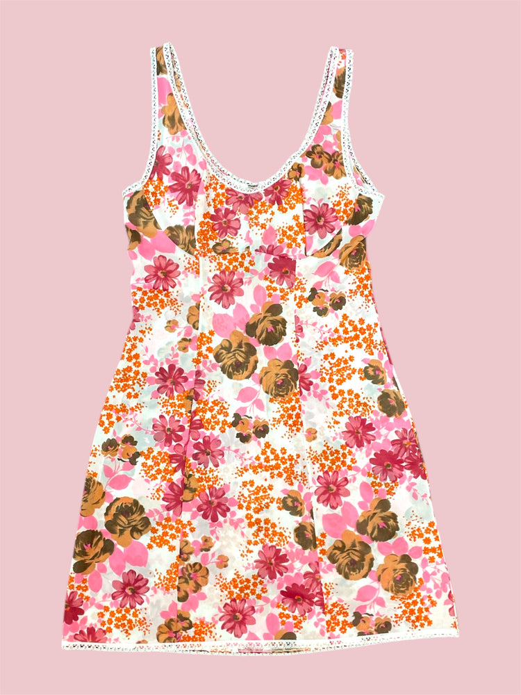 SECOND HAND VINTAGE 70S INSPIRED SLIP DRESS