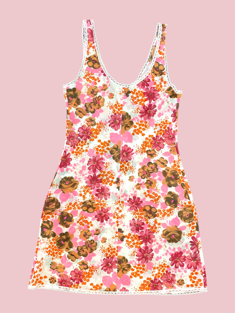 SECOND HAND VINTAGE 70S INSPIRED SLIP DRESS