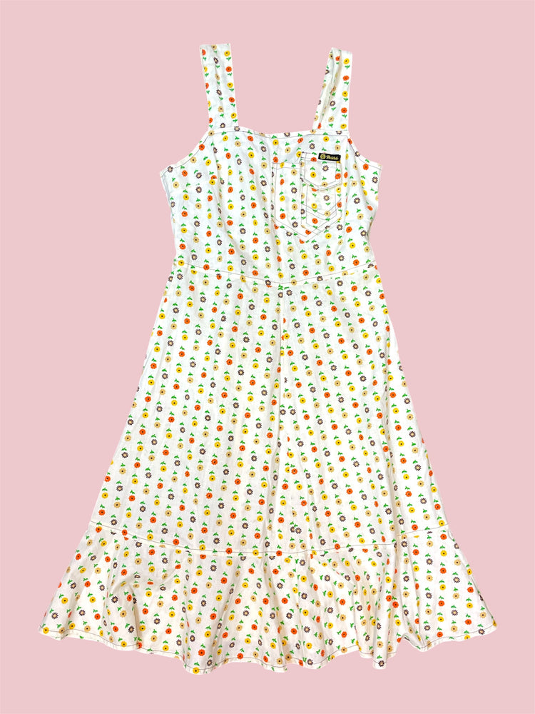 SECOND HAND 90S FLOWER MAXI DRESS