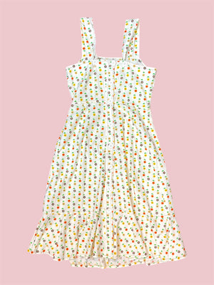 SECOND HAND 90S FLOWER MAXI DRESS