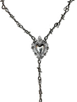 BARBWIRE HEART LONG NECKLACE