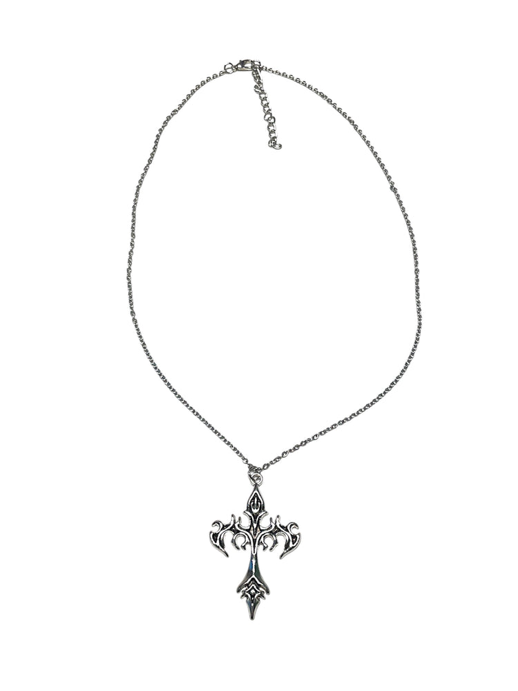 GOTH CROSS PENDANT NECKLACE