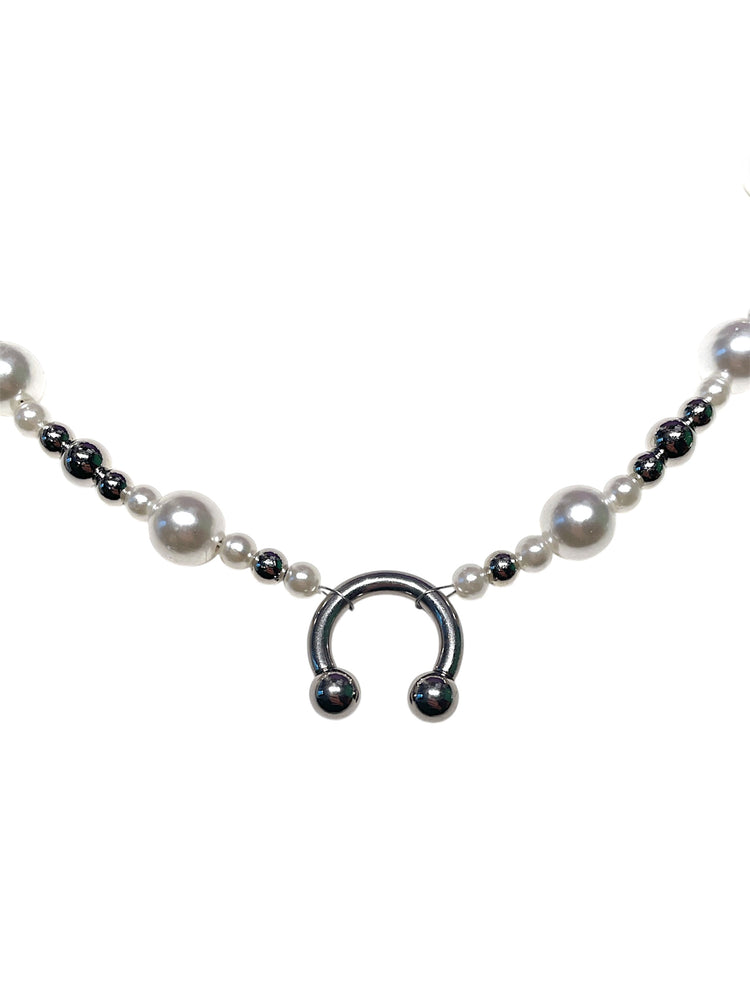 PEARL SEPTUM NECKLACE