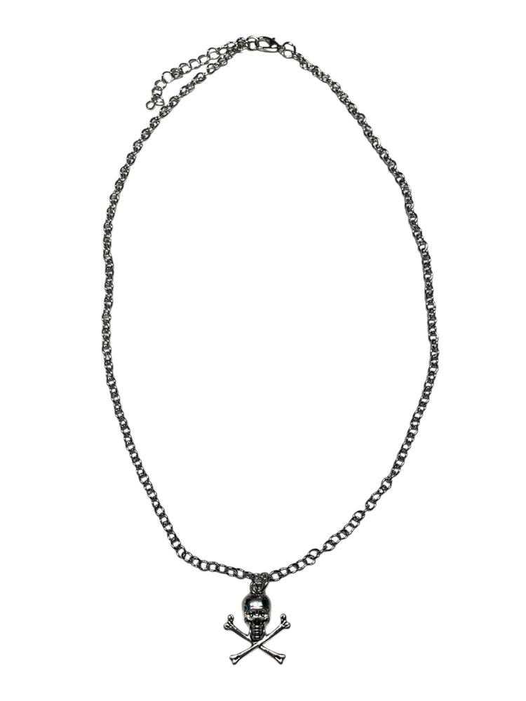 SKULL BONES PENDANT NECKLACE