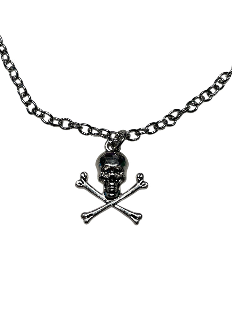 SKULL BONES PENDANT NECKLACE
