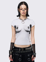 MINGA UNCENSORED BABY TEE