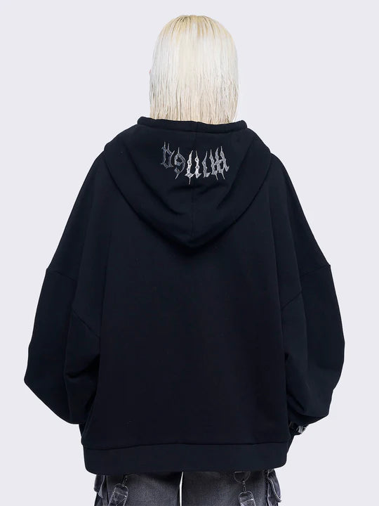MINGA LONDON VENOM ZIP UP HOODIE