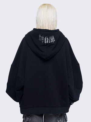 MINGA LONDON VENOM ZIP UP HOODIE