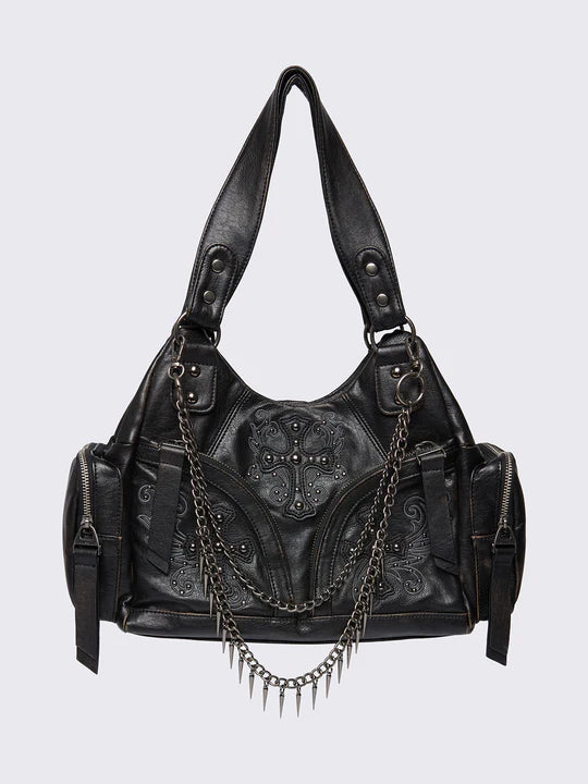 
            
                Bild in den Galerie-Viewer laden,MINGA LONDON ABYSS VEGAN SHOULDER BAG
            
        