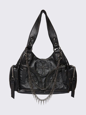 MINGA LONDON ABYSS VEGAN SHOULDER BAG