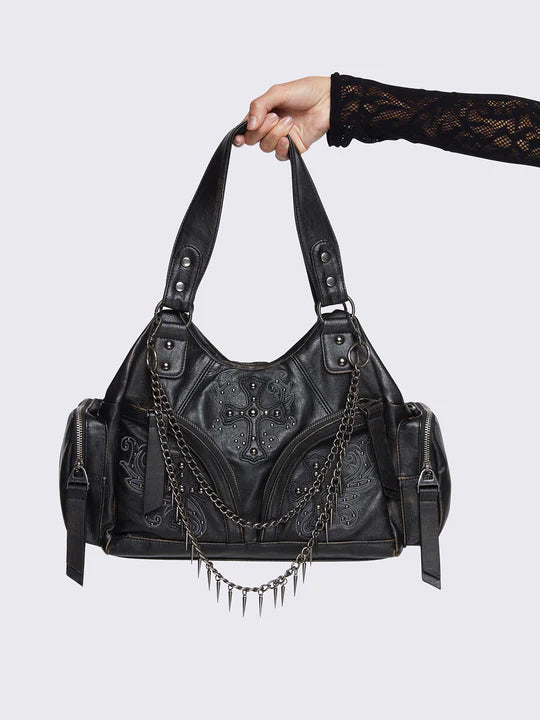 MINGA LONDON ABYSS VEGAN SHOULDER BAG