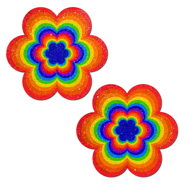 PASTEASE RAINBOW STRIPE FLOWER