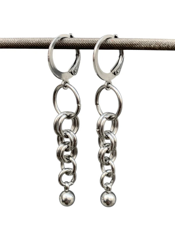KLARA MONSTERA COLD EARRINGS