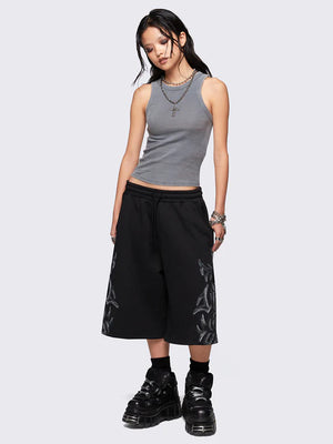 MINGA LONDON GRITTY SWEAT SHORTS