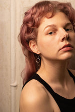 ELEPHANT EGG EARRING CHUNKY CHAIN