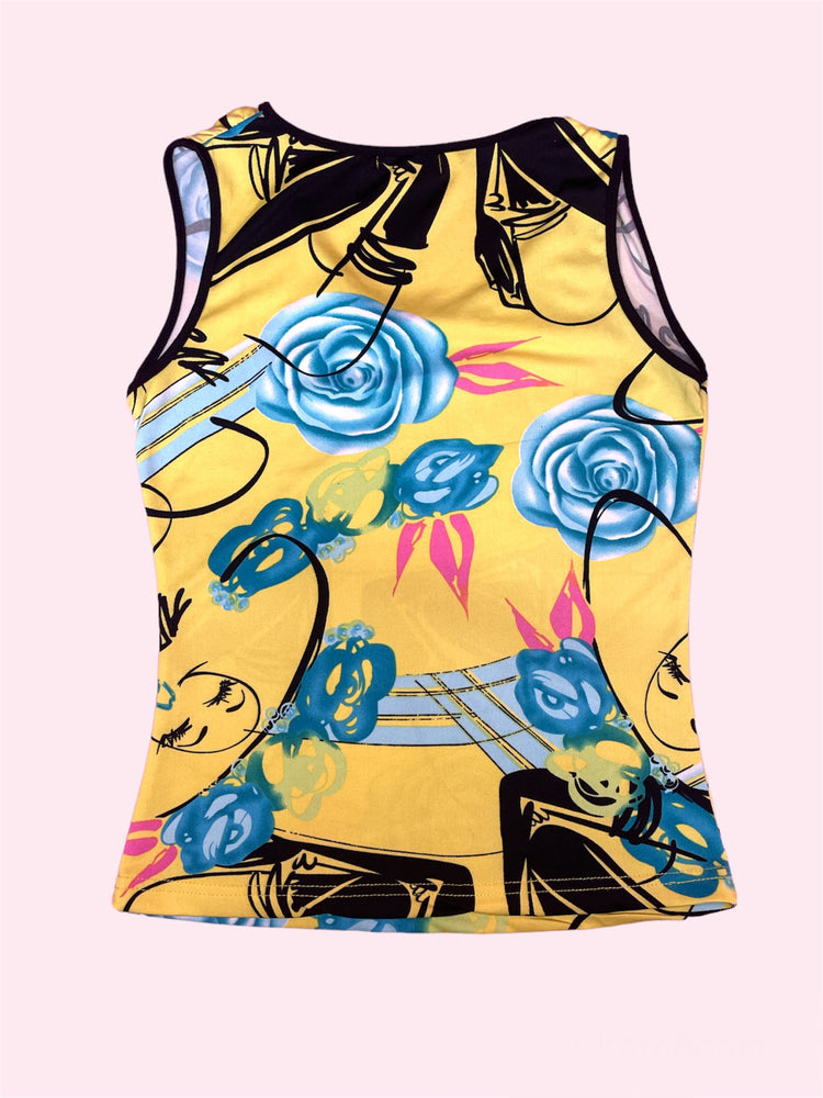
            
                Load image into Gallery viewer, SECOND HAND IL SOLE MODA ITALY YELLOW TANKTOP
            
        