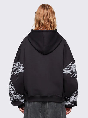 MINGA LONDON INSANE ZIP UP HOODIE