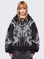 MINGA LONDON INSANE ZIP UP HOODIE