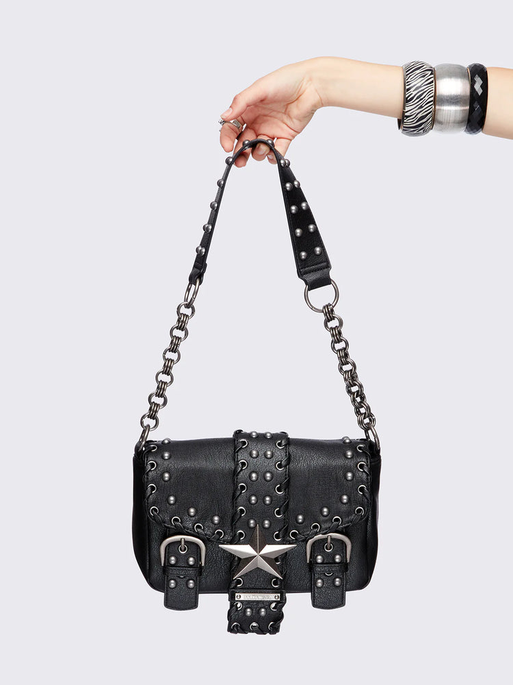 MINGA LONDON JET STAR VEGAN SHOULDER BAG