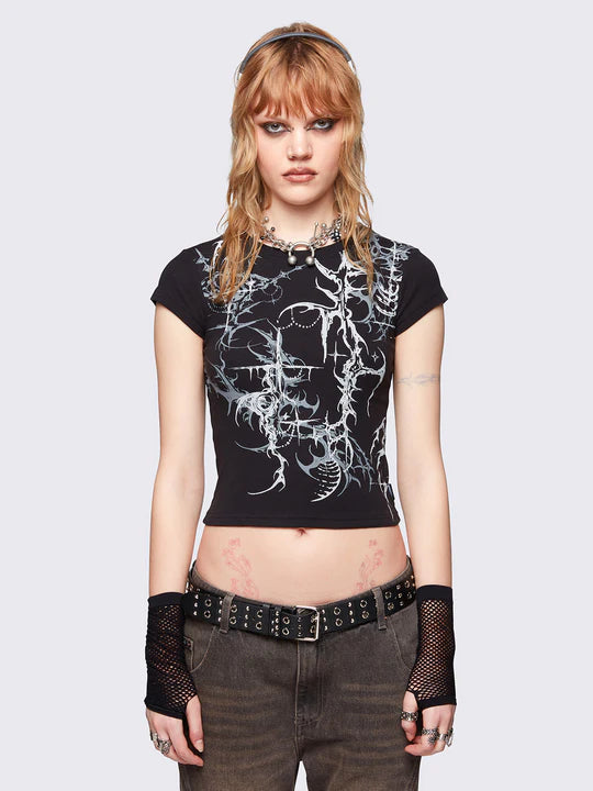 MINGA LONDON OCCULT BABY TEE