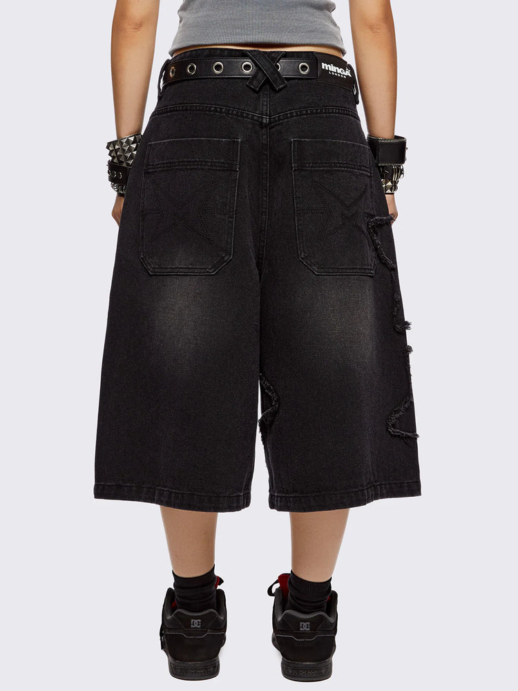 MINGA STARSTRUCK WASHED JORTS