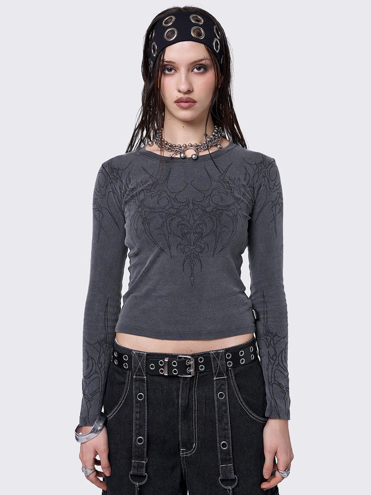
            
                Load image into Gallery viewer, MINGA WILDBORN WASHED TOP
            
        