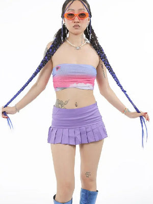 ELSIE & FRED SUKI LOW RISE MINI SKIRT