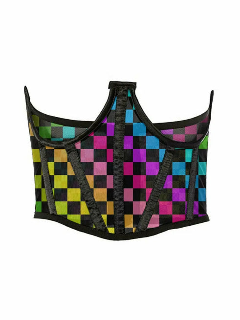 <tc>DAISY CORSET GREEN BAT UNDERBOOB CORSET</tc>