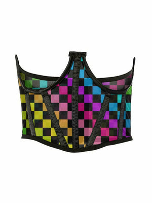 <tc>DAISY CORSET GREEN BAT UNDERBOOB CORSET</tc>