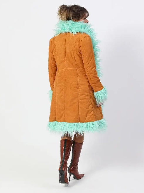 ELSIE & FRED LOLA FAUX FUR COAT